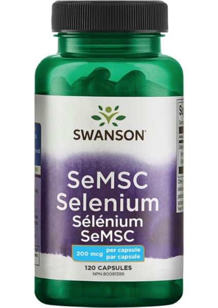 Semsc Selenium 200 Mcg 120 Capsules Usa Version