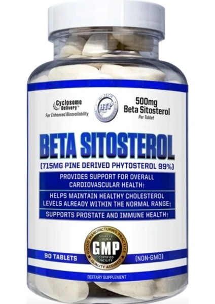 Pharmaceuticals Beta Sitosterol 500mg 90 Tablets Usa