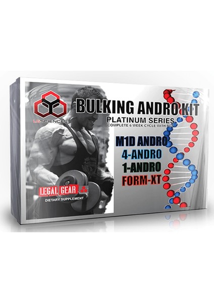 Prohormon Bulking Andro Kit ( 90 Tablet + 60 Tablet + 60 Tablet + 90 Tablet ) Usa