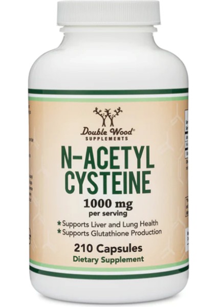 Nac Supplement (Real Nac With Potent Smell) (N-Acetyl Cysteine) 1 000mg Per Serving 210 Capsul