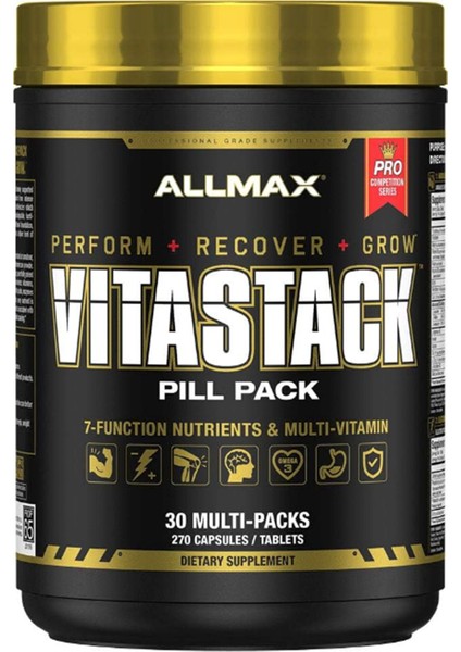 Vıtastack - 30 Multi-Packs - Convenient Multivitamin  Mineral & Nutrient Tablets - 30 Servings