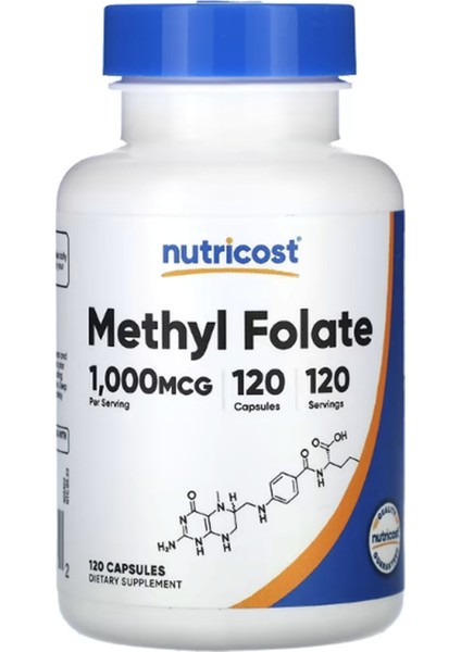 Methyl Folate 1 000 Mcg 120 Capsules