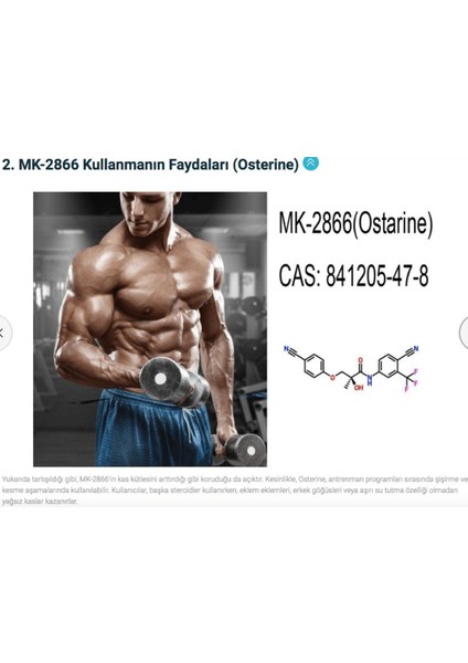 Mass Genetıcs Mk-2866 Lean Solid Muscle (10mg Ostrne) 90 Capsul Usa