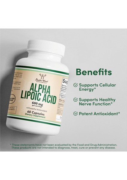 Alpha Lipoic Acid 600mg 60 Capsul