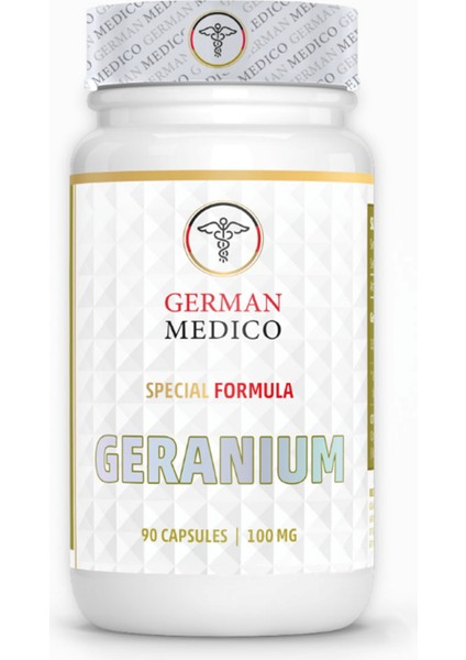 German Medıco Geranıum (1 3d) 100mg 90 Capsul (Verıfy + Kare Kod Mevcut) Ürün