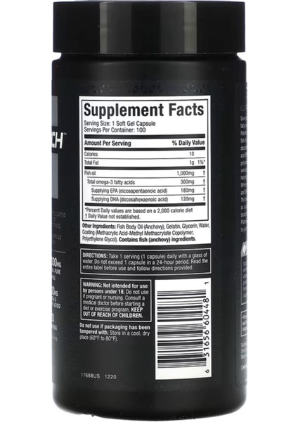 Platinum 100% Fish Oil 100 Soft Gel Capsules Usa Version fiyatları