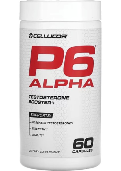 P6 Alpha Testosterone Booster 60 Capsules Usa Version