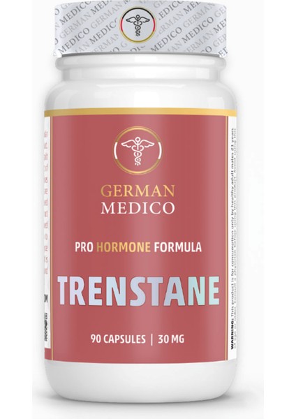 German Medıco Trenstane 30mg 90 Capsul (Verıfy + Kare Kod Mevcut) Ürün