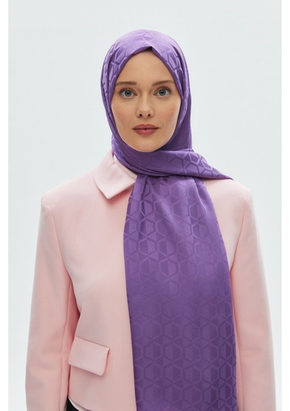 Aminenesil Kubbe Desen Sara Jakar Şal Mor Renk fırsatları