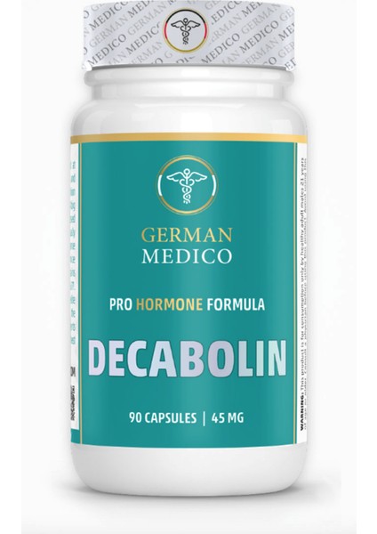 German Medıco Decabolın 45mg 90 Capsul 4 Esterli Içerik (Verıfy + Kare Kod Mevcut) Ürün