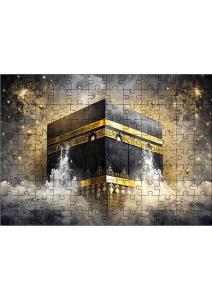 Ahşap Mdf Puzzle Yapboz Kabe 120 Parça 25 x 35 cm