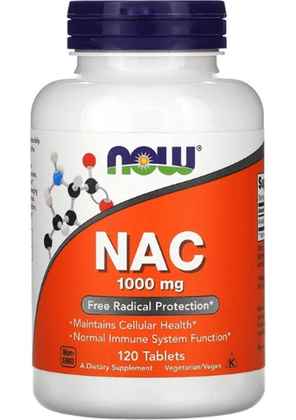 Foods Nac 1000 Mg 120 Tablets Usa Version