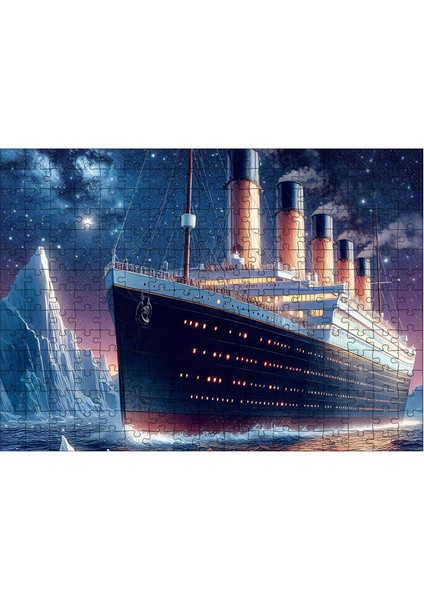 Ahşap Mdf Puzzle Yapboz Titanic 25 x 35 x 50 cm