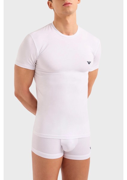 Slim Fit Bisiklet Yaka T Shirt Erkek T Shirt 111971 4R511 00010