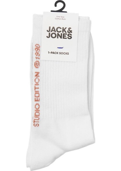Jacbora Tennıs Sock 12256197 Beyaz-Kırmızı fiyatları