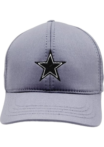 Çocuk 8-16 Yaş Arkadan Ayarlanabilir Yıldız Baskılı Pamuklu Şapka