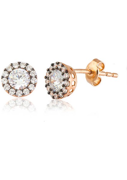 Gümüş Elmas Montür Çivili Küpe fiyatları