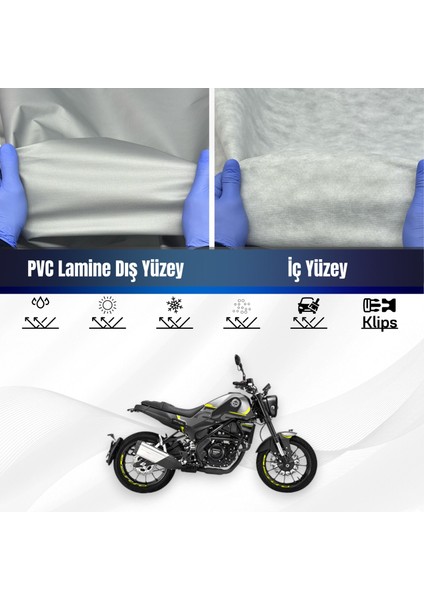 Ultra Shop Benelli Leoncino 250 Su Geçirmez Motosiklet Branda 4 Mevsime Uygun Motor Brandası