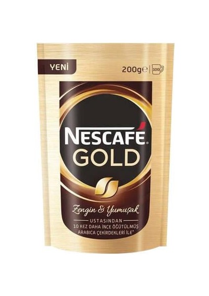 Gold Çözünebilir Kahve (Ekopaket) (200 GR) (1 Paket)