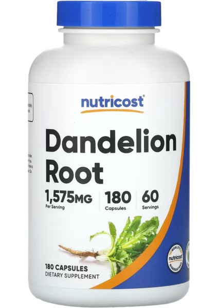 Dandelion Root 1 575 Mg 180 Capsul Usa Version