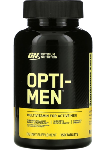 Opti-Men 150 Tablet Multıvıtamın 50 Servis Amerikan Version 75+In gredıents Usa Menşei modelleri
