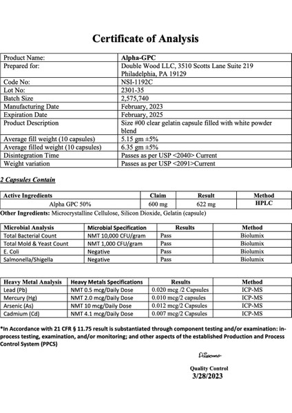 Alpha-Gpc 300mg 60 Capsul indirimleri