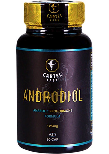 Androdiol 90 Capsules / 125mg Prohormone Stack / 90 Servings Made In Usa