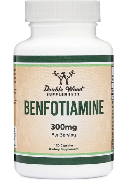 Benfotiamine 300mg (Third Party Tested 120 Capsules) Usa Version