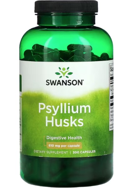 Psyllium Husks 610 Mg 300 Capsules Usa Version