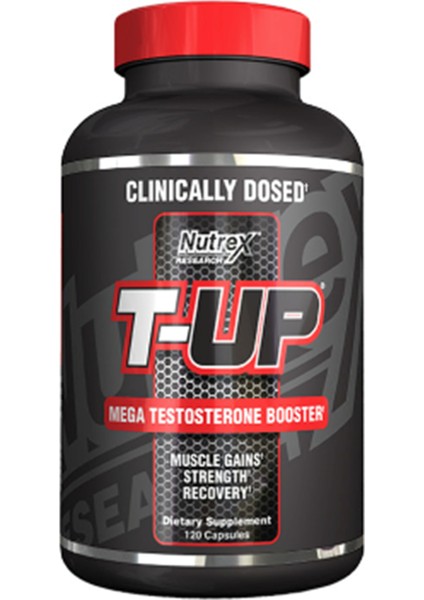 T-Up Booster (Daa-D-Aspartik Acıd Zınc B6 B12) 120 Capsules Usa Version