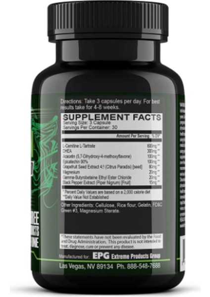 Epilean Shred 90 Capsul Usa Menşei