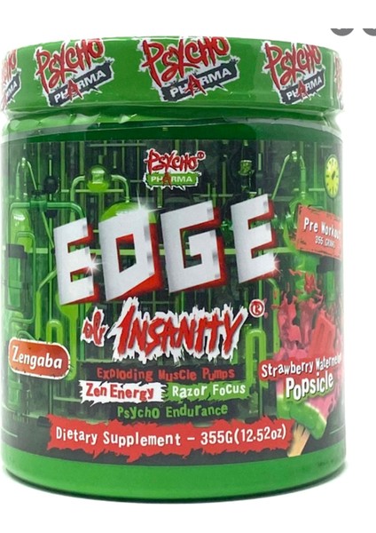 Edge Of Insanity Pre Workout 355gr Wild Candy Aromalı (I53)
