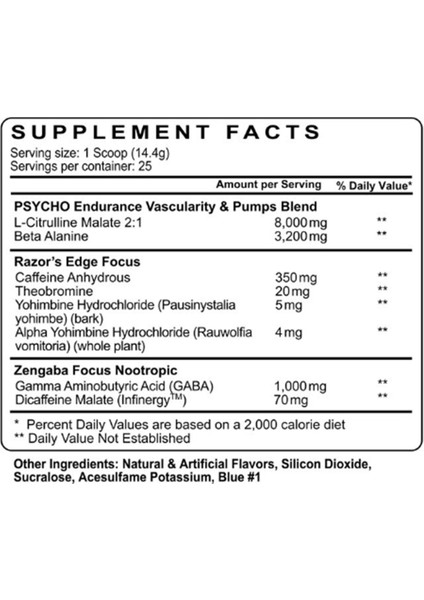 Edge Of Insanity Pre Workout 355gr Wild Candy Aromalı (I53) fiyatları