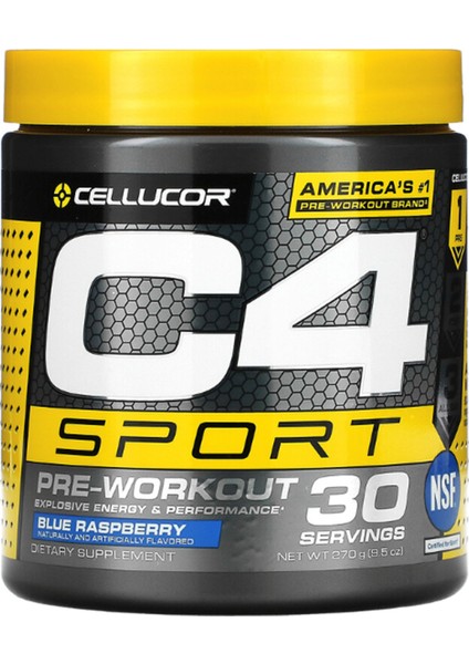 C4 Sport Pre-Workout 9 5 Oz (270 G) 30 Servis Usa Version fırsatları