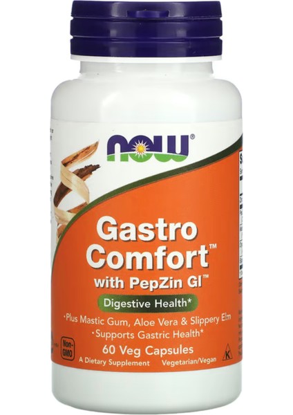 Foods Gastro Comfort With Pepzin Gı 60 Veg Capsules Usa Version