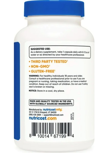 From Boron Citrate 3mg 240 Vegetarian Capsul - Gluten Free And Non-Gmo- fırsatları