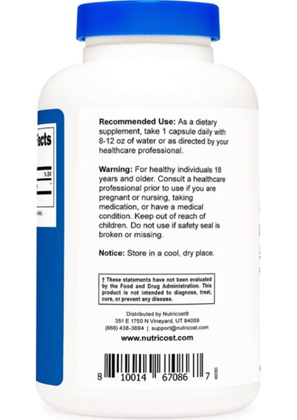 From Boron Citrate 3mg 240 Vegetarian Capsul - Gluten Free And Non-Gmo- indirimleri