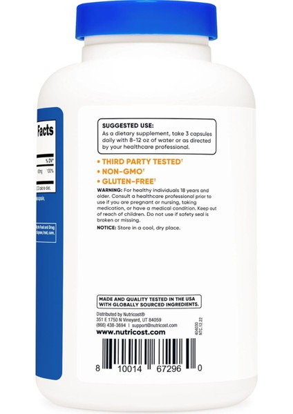 Magnesium Malate 420 Mg 180 Capsules Usa modelleri