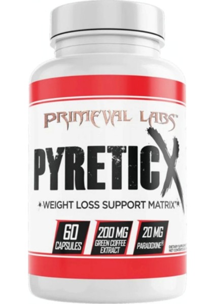 Primeval Labs Pyretic X Fat Loss 60 Capsul Usa Version