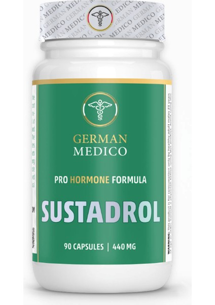 German Medıco Sustadrol 440mg 90 Capsul (Verıfy + Kare Kod Mevcut) Ürün