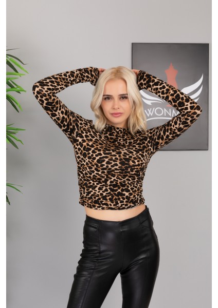 Ince Kumaş Yan Büzgü Detaylı Bluz