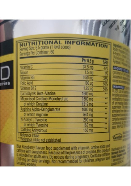 C4 Pre-Workout 30 Servis Usa Version