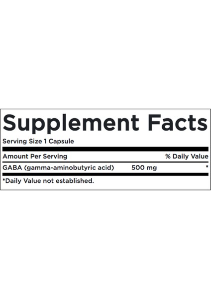 Premium Gaba High Potency 500mg 100 Capsul Usa Version