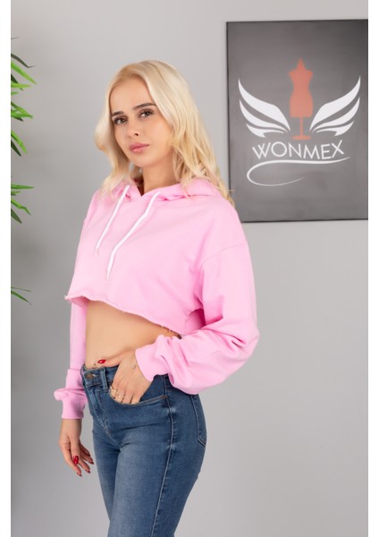 Bershk Crop Kapşonlu Polar fiyatları