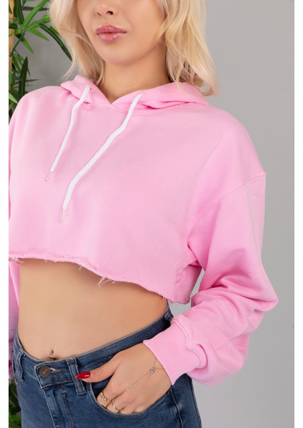 Bershk Crop Kapşonlu Polar fırsatları