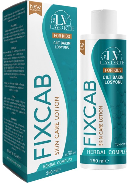 Fıxcab For Kids Cilt Bakım Losyonu ( Scabies ) 250 ml 4'lü