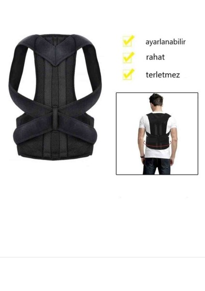Medikal Ortopedik Balenli Dik Duruş Korsesi