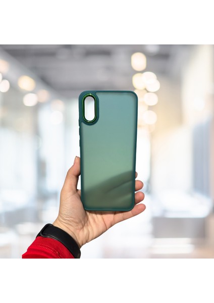 Xiaomi Redmi 9A Tlp Arkası Buzlu Şeffaf Hassas Düğme Kamera Çıkıntılı Sert Mat Perfect