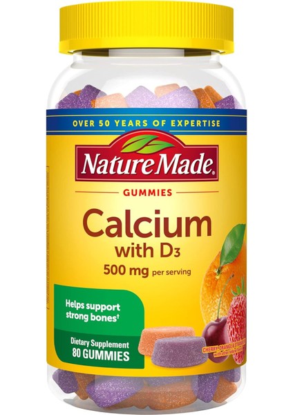 Calcium 500 Mg 80 Gummies