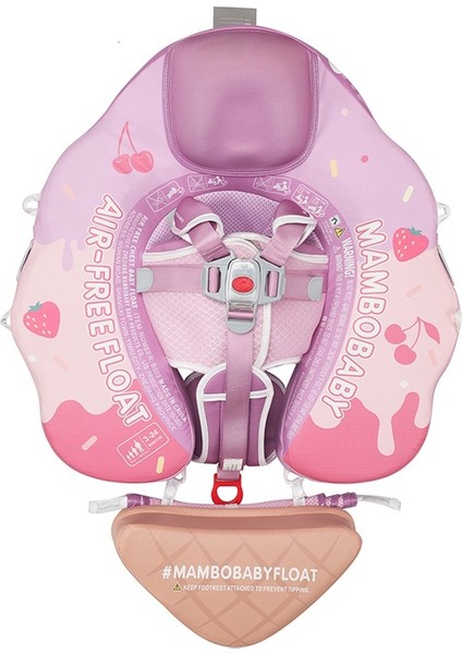Mambobaby Yeni Bebekler Için Desenli Güneş Korumalı -Gölgelikli Emniyet Kilitli Güvenli Çocuk Yüzme Can Simidi fırsatları